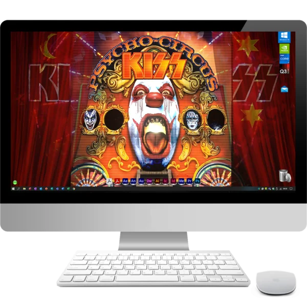 Kiss - Psycho Circus (1998) Full HD Animated Album Cover Wallpaper (for Desktop PCs)