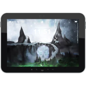 Metallica Animated Wallpaper featuring 'Creeping Death' single with a blue, skull-like figure emerging from a dark background.